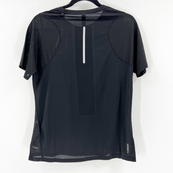 NWT Adidas Women's Running T-Shirt AEROREADY UltimaTee Knit Black Medium - Picture 2 of 5